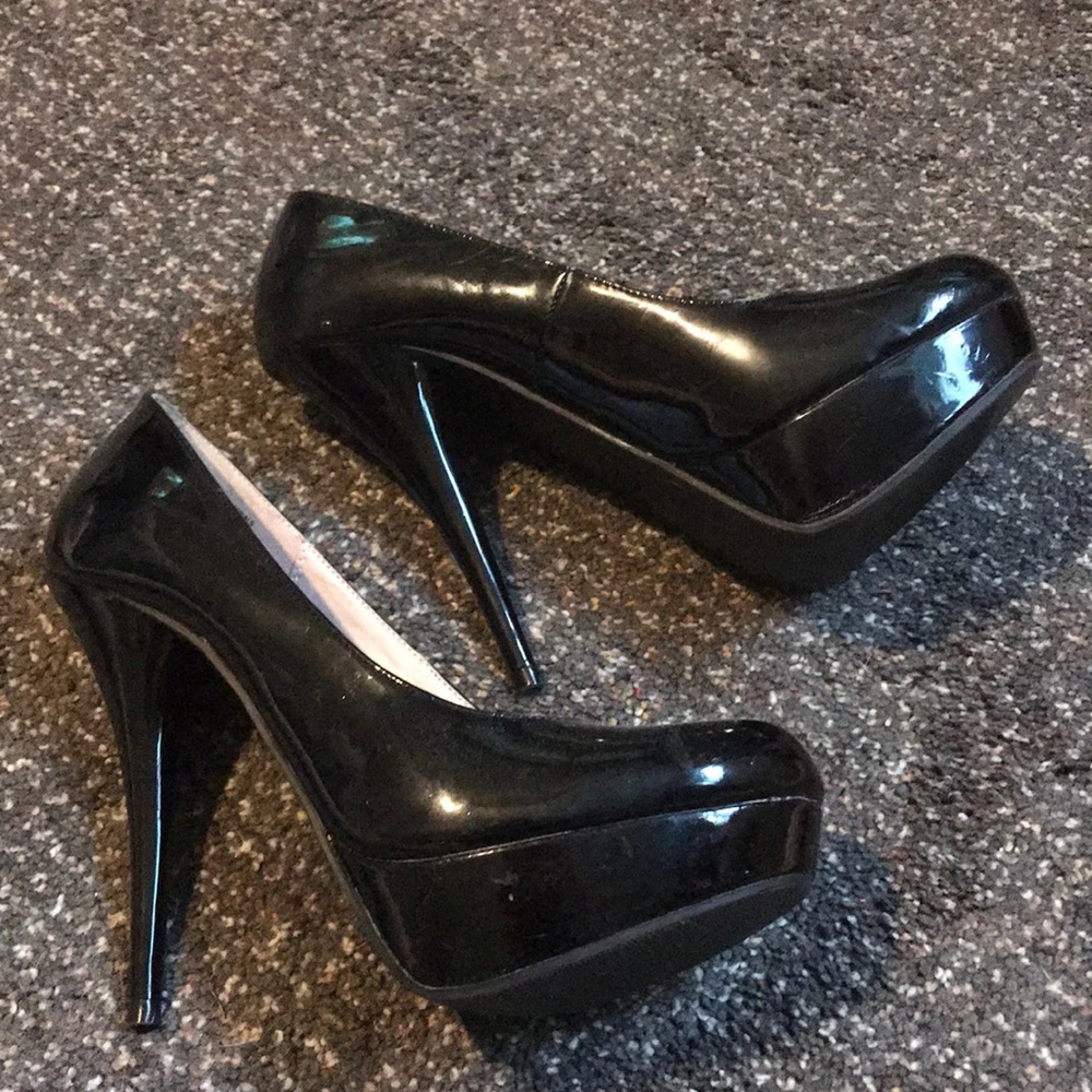 Black stilettos